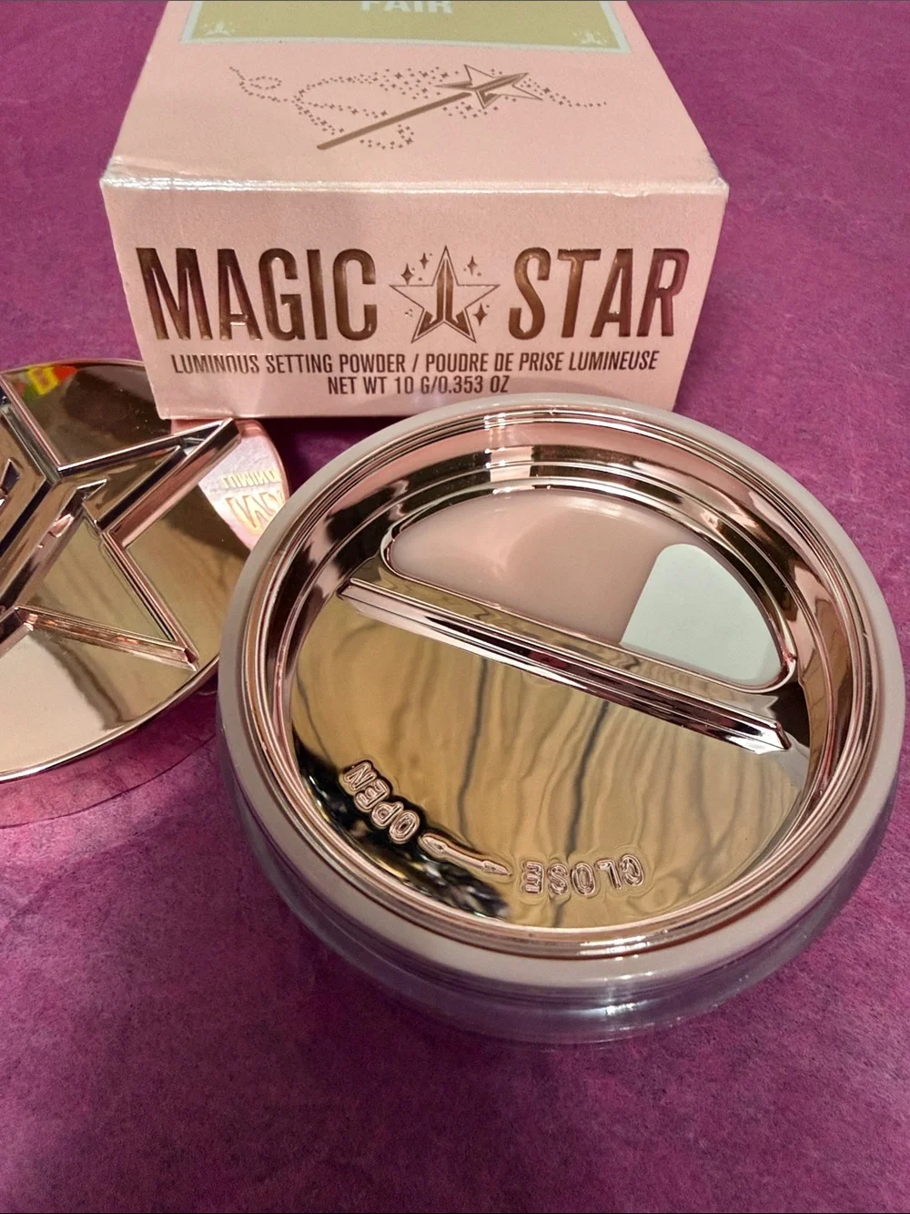 Jeffree Star Magic Star Luminous Setting Powder in fair NEW